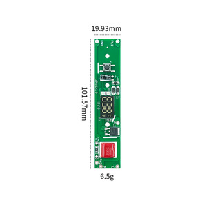 Carte de contrôle PCBA pour lisseur de cheveux Jabil Technology JP1523.2 avec affichage numérique et conception de niveaux de chauffage - Product Image 3