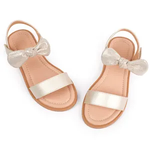 Neue Mode einfarbige Kinder sandalen Weiche Sohle Lässige Mädchens chuhe für den täglichen Gebrauch Kinder Sommer Kinder Sandale