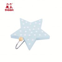 Ensembles de meubles pour enfants : Nouveau porte-manteau mural décoratif en bois pour chambre de bébé, idéal pour les enfants