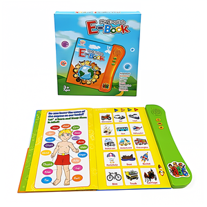 Libro Electrónico Inteligente en Inglés con Tapa Dura, Libro Sonoro Impreso, Libro de Lectura para la Educación Temprana de los Niños con Reproductor de Audiolibros para Niños - Product Image 5