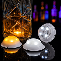 Sincen Éclairage LED personnalisé pour le fond de bouteille, boîtier transparent en ABS encastré, pour événements de dégustation de vin, branding et fourniture aux acheteurs d'alcool