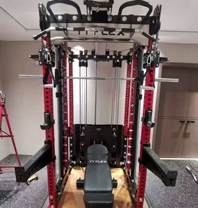 Equipo patentado TT <span class=keywords><strong>FLEX</strong></span>, marco de entrenamiento Smith con ángulo ajustable, máquina Smith multifunción de tracción alta y baja - Product Image 6