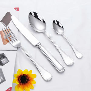 Luxury Modern Lightweight Stainless Steel and Cutlery <b>Set</b> Restaurant -Wholesale Spoon Fork Knife <b>Dinnerware</b> - Product Image 1