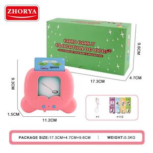 เครื่องเล่นการเรียนรู้สำหรับเด็กก่อนวัยเรียนแบบพกพา Zhorya Custom Audible พร้อมบัตรคำศัพท์พูดได้ - Product Image 5