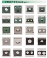 High Quality Double Series Hydraulic Plastic PP Pipe Hydraulic Tube Clamp Pipe Fastener