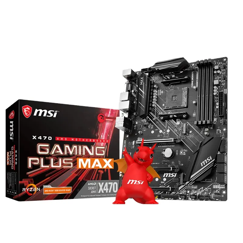 AM4 MSI X470 GAMING PLUS MAX Motherboard AMD X470 64GB DDR4 64GB AMD X470 AM4 Original Desktop MSI X470 Mainboard AM4