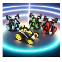 Nouvelle voiture télécommandée à 4 canaux, haute vitesse, haute qualité, avec lumières, voiture de cascade télécommandée, rotation à 360 degrés, jouet de voiture à bascule pour enfant