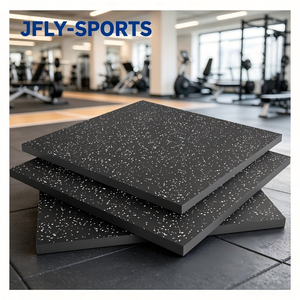 Dalles de sol en caoutchouc résistantes à l'usure pour salle de sport, performance de surface stable sous les impacts fréquents d'équipements de fitness lourds - Product Image 1