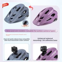 Casque de sécurité pour vélo de montagne, skateboard, cyclisme, visière détachable, ultra-léger, respirant, durable, 17 aérations, demi-casque unisexe