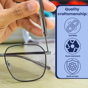 Set di cacciaviti di precisione per gioielli con 5 lame di ricambio extra per riparazione di orologi, riparazione di occhiali, lavori di gioielleria, elettronica - Product Image 5