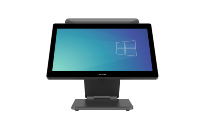 Terminal de point de vente à double écran haute performance 15,6 pouces + 11,6 pouces tactile capacitif sans ventilateur Intel Core I5 8 Go de RAM DDR3