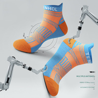 Lot de 10 chaussettes de sport à séchage rapide, pour course à pied, cool, personnalisé