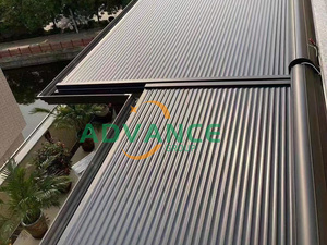 Persianas Enrollables de Aluminio Eléctricas Modernas Personalizadas para <span class=keywords><strong>Ventanas</strong></span> <span class=keywords><strong>Velux</strong></span>, Contraventanas de Techo, Precio de Fábrica para Uso en Villas - Product Image 4