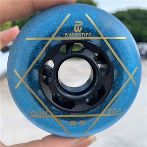 Roue de patin à roulettes en ligne de quatrième génération à neuf roues, frein en PU résistant à l'usure, frein fantaisie, frein spécial - Product Image 2