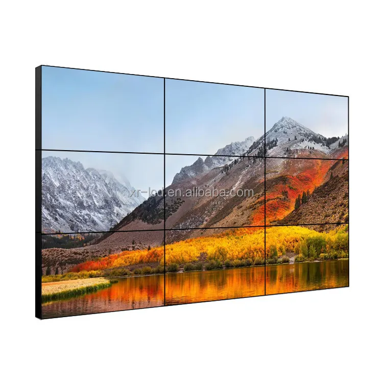 Moniteur d'affichage Lcd Intelligent de télévision, écran fendu de 46, 49, 55 et 65 pouces, contrôleur vidéo mural