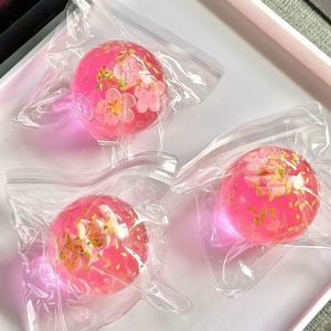 Nuevo Diseño, Edición Limitada de Primavera y Verano, Pelota Antiestrés de Flor de Cerezo Rosa de 6 cm, Juguete Blandito de Azúcar de Malta para Regalo - Product Image 1