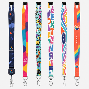 Wholesale <b>Polyester</b> <b>Lanyard</b> Custom Logo Screen Printed Neck Strap With Metal Hook For Conference School Office Staff <b>Lanyard</b> - Product Image 1