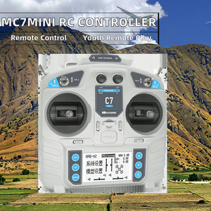 MC7MINI Ricevitore Telecomando a 7 Canali 2.4G per Aeromodelli ad Ala Fissa, Quadricotteri, Barche, Portata 100m, <span class=keywords><strong>Bianco</strong></span>, 2*AA <span class=keywords><strong>RC</strong></span> - Product Image 2