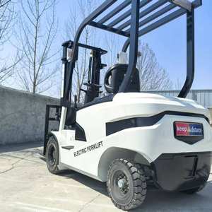 चीन नया हाइड्रोलिक स्टैक ट्रक छोटे फोर्क लिफ्ट पैलेट स्टेकर 2 टन इलेक्ट्रिक फोर्कलिफ्ट - Product Image 5