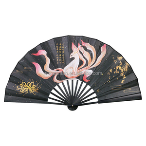 Tùy Chỉnh Tre In Vải Quạt Tre Gấp Có Thể Gập Lại Trung Quốc Nhật Bản Cổ Điển Cầm Tay Tre Lụa Gấp Fan Cho Quà Tặng - Product Image 6