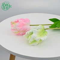 Premium elegante roze 68cm kunstzijde tulpenboeket voor binnenhuisdecoratie, bruiloft, bruidsfeest, tafeldecoratie