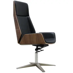 Bureau de Massage en cuir PU noir, chaise pivotante, avec fonction inclinable, pour ordinateur, idéal pour les clients