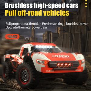 JJRC Q130 Voiture RC électrique 4x4 tout-terrain, monster truck télécommandé haute vitesse pour enfants, cadeaux - Product Image 4