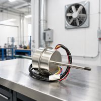 Moteur soufflant AC sans balais monophasé 220V 50Hz à carter fermé, 2800 tr/min, pour évacuation industrielle - Vente chaude