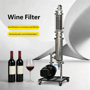 Machine <span class=keywords><strong>de</strong></span> filtration compacte et efficace pour liquides vinicoles, idéale pour les petites vignobles, pour filtrer les impuretés du whisky, du brandy, du vinaigre <span class=keywords><strong>de</strong></span> fruits et améliorer le goût. - Product Image 1
