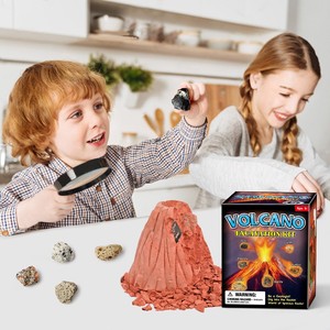 Roca del volcán excavación cavar Kit para los niños de la tierra geología ciencia niños niñas excavar 6 Real rocas - Product Image 4