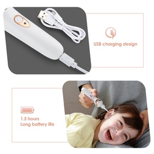 Nettoyeur d'oreilles électrique sans fil à vibration sûre et indolore, dispositif de nettoyage d'oreilles en spirale pour l'élimination du cérumen, outils de soins personnels - Product Image 3