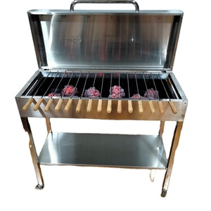 Rôtissoire à broche pour barbecue kebab, en acier inoxydable, barbecue, rôtissoire - Product Image 1