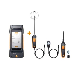 เครื่องมือวัดอเนกประสงค์ Testo 400-Intelligent ระดับมืออาชีพ ขายดี พร้อมหน้าจอสัมผัส 5 นิ้ว ป้องกันน้ำและฝุ่นระดับ IP40 - Product Image 2