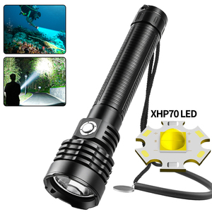 <span class=keywords><strong>Lampe</strong></span> de <span class=keywords><strong>plongée</strong></span> étanche IPX8 1200 lumens type-c <span class=keywords><strong>lampe</strong></span> de poche rechargeable USB double source de lumière sous-marine 30M LED lumière de <span class=keywords><strong>plongée</strong></span> - Product Image 3