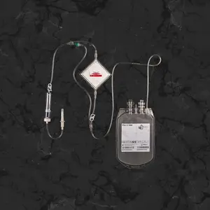 Bolsa de sangre de transfusión Steril médica de módulo único de 450mL, opciones triples cuádruples, producto Premium de la mejor calidad