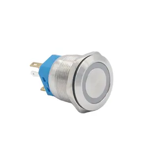 High Quality Metal Push Botton Reset Switch With 24Vdc Led
