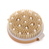 Für den grenzüberschreitenden Handel: Hemu Badebürste mit Borsten, Massage- und Peeling-Funktion, Handheld-Körperbürste für Bad und Dusche, mit individuellem Logo