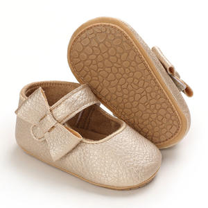 Primavera lazo nudo niño Prewalker infantil <span class=keywords><strong>goma</strong></span> con cordones niñas transpirable suave suela Prewalk Toddle princesa zapatos - Product Image 6