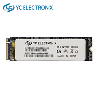 SSD NVMe M.2 128gb 256gb 512gb 1tb 22mm yang Dapat Disesuaikan, Hard Disk 1TB Gen3 X 4 2280 untuk Penggunaan Komputer