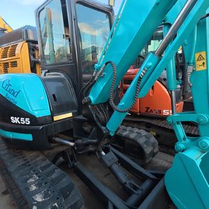 Presque neuf, durable, best-seller, mini-excavateur sur chenilles d'occasion SK55 de 5,5 tonnes, adapté à l'agriculture et à l'usage domestique - Product Image 4