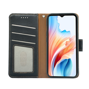 Funda de cuero para billetera Litchi, ranuras para tarjetas, bloqueo Rfid, funda de teléfono con tapa magnética para Cricket Debut <span class=keywords><strong>S3</strong></span> Icon 6 Dream 5G - Product Image 2