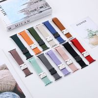Nouveau design boucle de montre en métal bracelet de montre en nylon pour Apple Watch 10 9 8 7 6 5 4 3