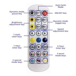 Bán hàng nóng DC12V RGB LED bầu không khí ánh sáng 60 Wát tủ quần áo gương Dimmer với 5A ba-nút cảm biến cảm ứng chuyển đổi quy nạp thiết bị chuyển mạch - Product Image 5