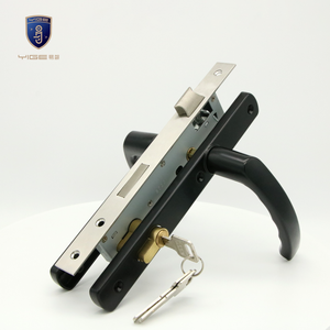 Vendite dirette della fabbrica leva di bloccaggio della <span class=keywords><strong>porta</strong></span> pannello nero <span class=keywords><strong>pvc</strong></span> <span class=keywords><strong>serratura</strong></span> della <span class=keywords><strong>porta</strong></span> - Product Image 5