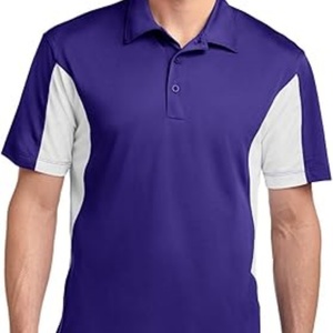 Camiseta de Golf de Manga Corta de Secado Rápido para Hombre, Corte Regular, Tejido de Punto que Absorbe la Humedad con Diseño de Estampado Ligero de Seda - Product Image 4