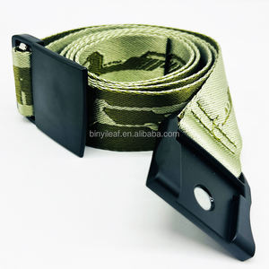 1,5 pulgadas tejido personalizado Jacquard Logo hebilla magnética deportes esquí traje pantalones Capeesh tela de nailon brillante cinturones de lujo para hombres - Product Image 6