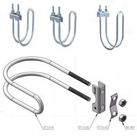 Attache de fixation rapide pour système anti-sismique de sprinklers, pince anti-sismique électrogalvanisée pour conduite de lutte contre l'incendie des bâtiments