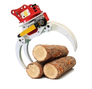 Sierra de agarre giratoria para troncos: control excepcional y posicionamiento preciso de materiales, para excavadoras de 6-9 toneladas - Product Image 1