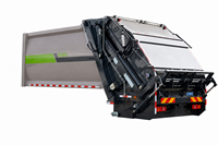 Camion compacteur de déchets de 14-18 m³ avec contrôle intelligent CAN-Bus et compression bidirectionnelle pour les services d'assainissement urbain