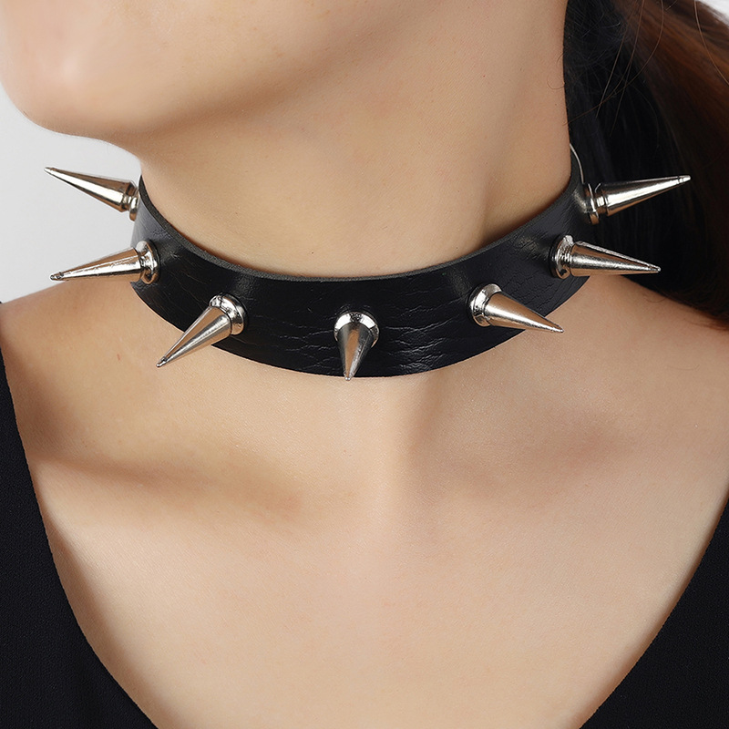 Yheakne Punk Collier Ras Du Cou En Velours Noir Collier